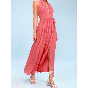 Wrap maxi dress
